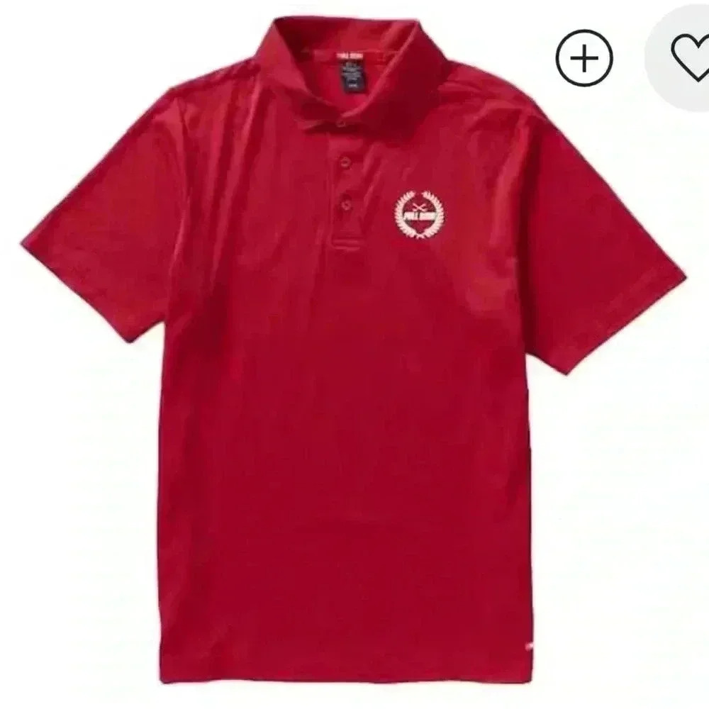 Full Send Golf Polo Shirt Red-Size Small